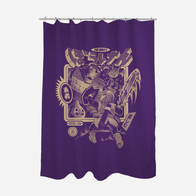 Luminous Adventure-None-Polyester-Shower Curtain-ilustrata