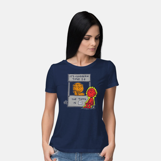 Fantastic Help-Womens-Basic-Tee-Barbadifuoco