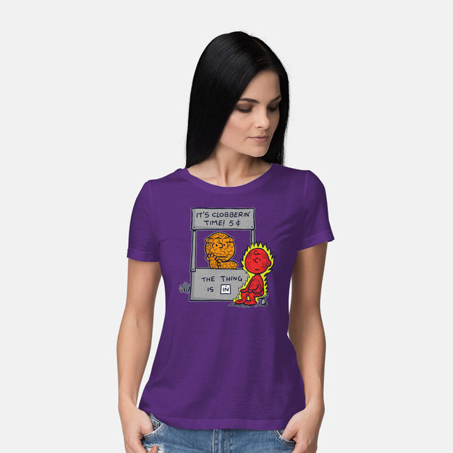Fantastic Help-Womens-Basic-Tee-Barbadifuoco
