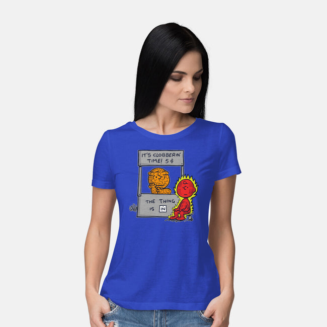Fantastic Help-Womens-Basic-Tee-Barbadifuoco