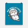 Zero‑Gravity Snooze-None-Matte-Poster-Lorets