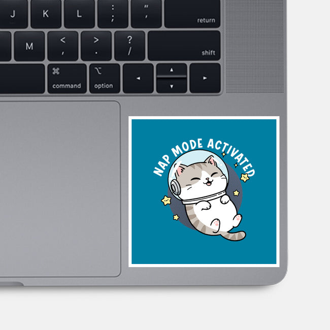 Zero‑Gravity Snooze-None-Glossy-Sticker-Lorets