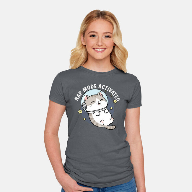 Zero‑Gravity Snooze-Womens-Fitted-Tee-Lorets