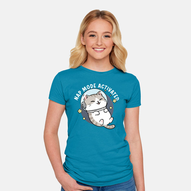 Zero‑Gravity Snooze-Womens-Fitted-Tee-Lorets