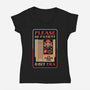 Please Be Patient-Womens-V-Neck-Tee-BadBox