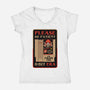 Please Be Patient-Womens-V-Neck-Tee-BadBox