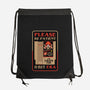 Please Be Patient-None-Drawstring-Bag-BadBox