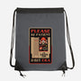 Please Be Patient-None-Drawstring-Bag-BadBox