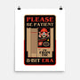 Please Be Patient-None-Matte-Poster-BadBox