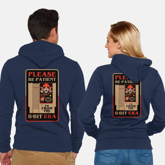 Please Be Patient-Unisex-Zip-Up-Sweatshirt-BadBox