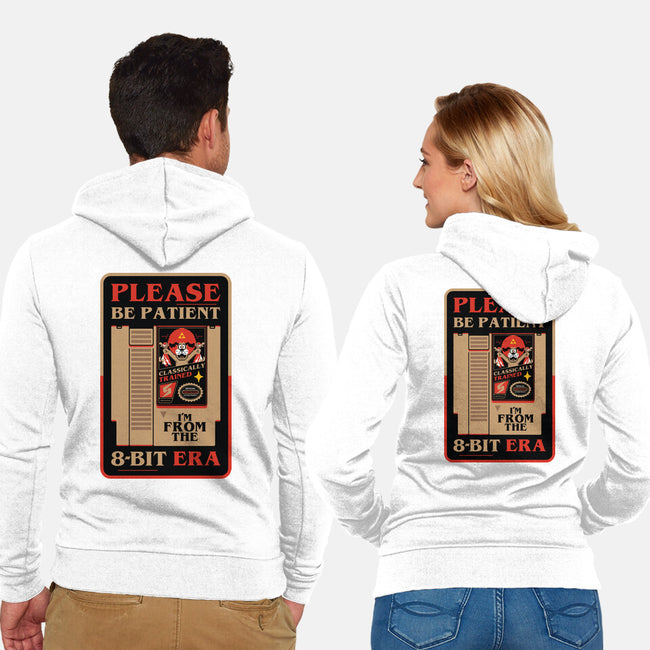 Please Be Patient-Unisex-Zip-Up-Sweatshirt-BadBox