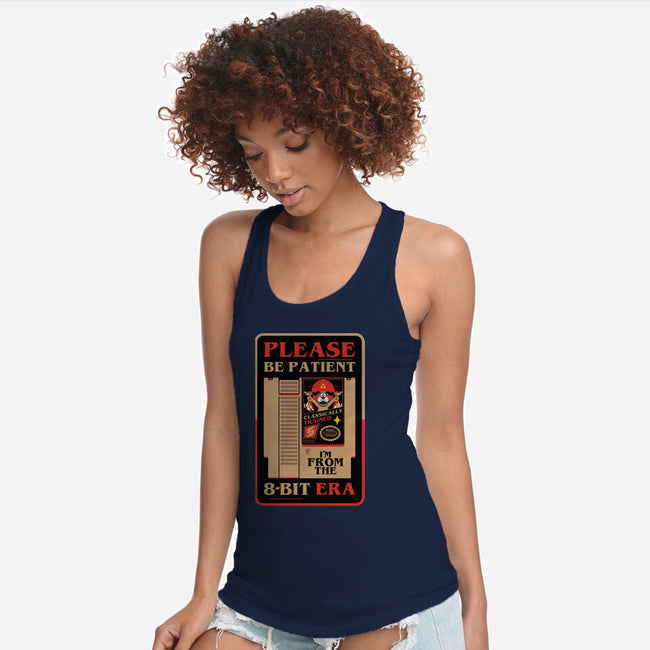 Please Be Patient-Womens-Racerback-Tank-BadBox