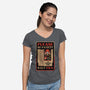 Please Be Patient-Womens-V-Neck-Tee-BadBox
