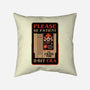 Please Be Patient-None-Removable Cover w Insert-Throw Pillow-BadBox