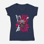 Kill Or Be Killed-Womens-V-Neck-Tee-demonigote