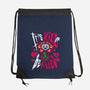 Kill Or Be Killed-None-Drawstring-Bag-demonigote