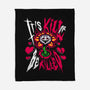 Kill Or Be Killed-None-Fleece-Blanket-demonigote