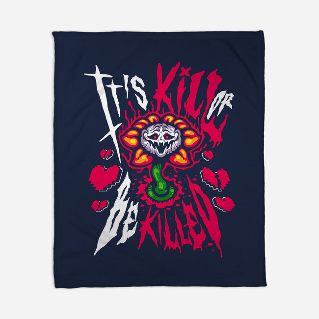 Kill Or Be Killed-None-Fleece-Blanket-demonigote