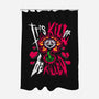 Kill Or Be Killed-None-Polyester-Shower Curtain-demonigote