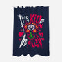Kill Or Be Killed-None-Polyester-Shower Curtain-demonigote