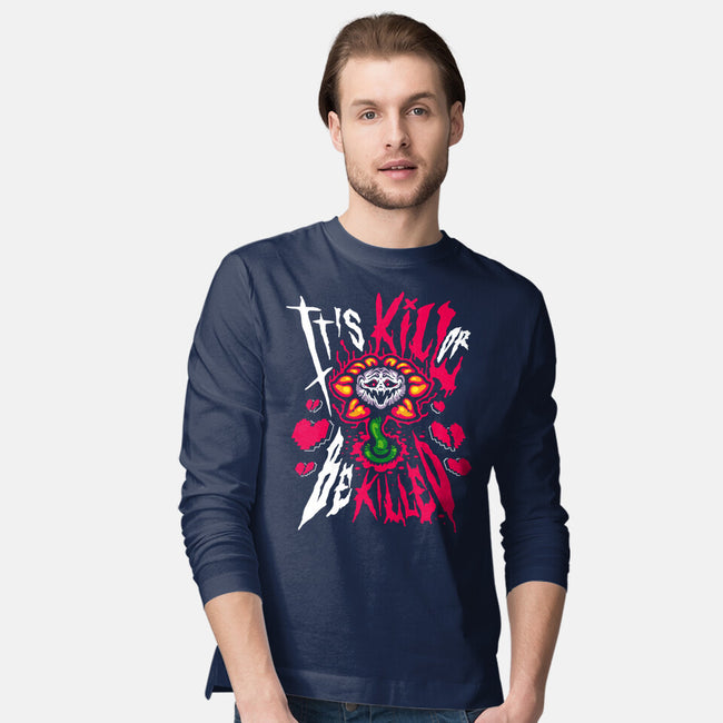 Kill Or Be Killed-Mens-Long Sleeved-Tee-demonigote