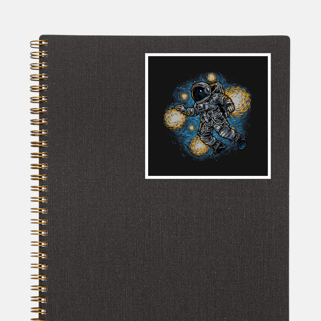 Painting The Galaxy-None-Glossy-Sticker-glitchygorilla