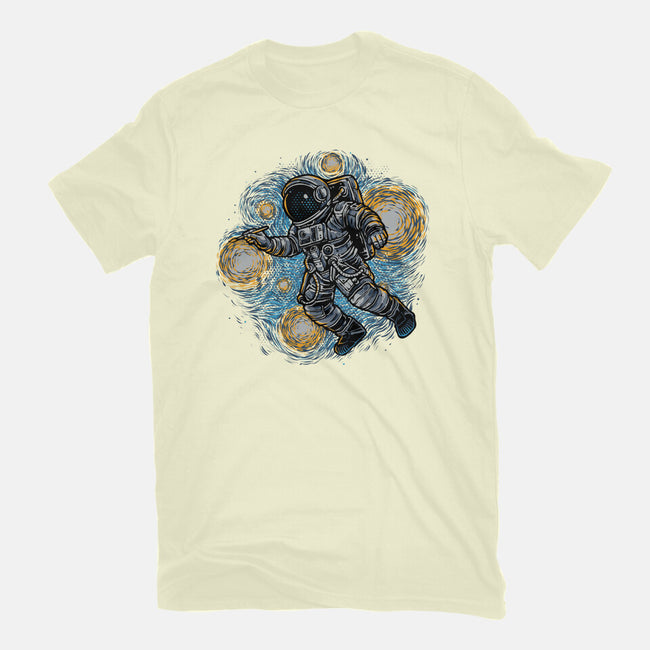 Painting The Galaxy-Mens-Basic-Tee-glitchygorilla