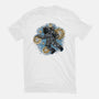 Painting The Galaxy-Unisex-Basic-Tee-glitchygorilla