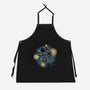 Painting The Galaxy-Unisex-Kitchen-Apron-glitchygorilla
