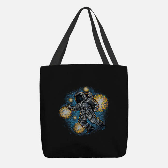 Painting The Galaxy-None-Basic Tote-Bag-glitchygorilla