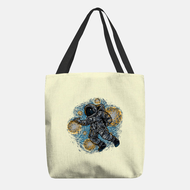 Painting The Galaxy-None-Basic Tote-Bag-glitchygorilla