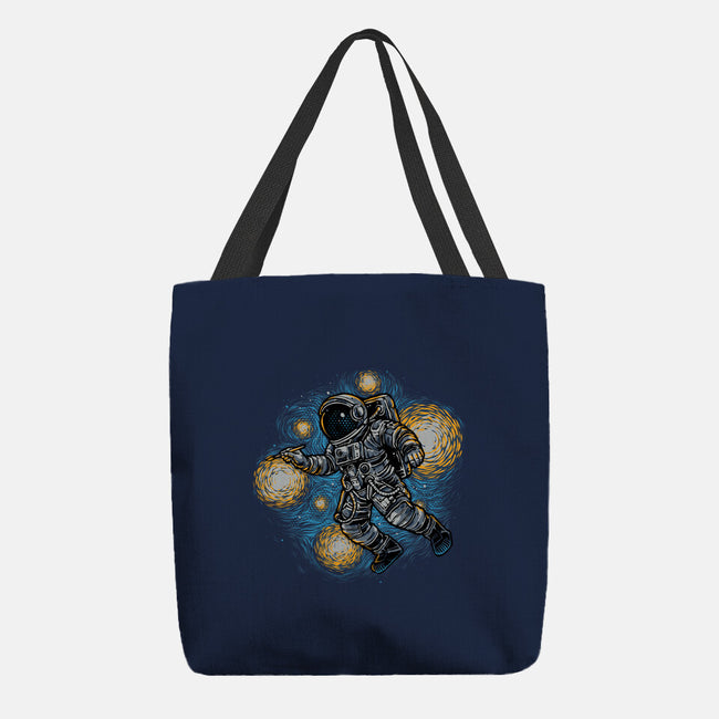 Painting The Galaxy-None-Basic Tote-Bag-glitchygorilla