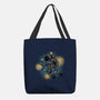 Painting The Galaxy-None-Basic Tote-Bag-glitchygorilla