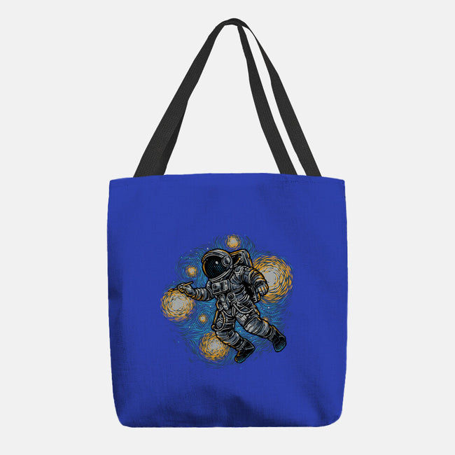 Painting The Galaxy-None-Basic Tote-Bag-glitchygorilla