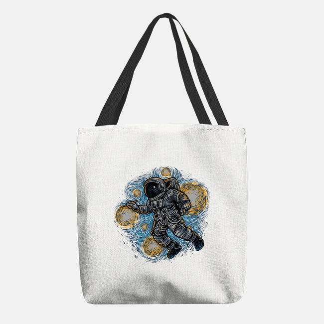 Painting The Galaxy-None-Basic Tote-Bag-glitchygorilla