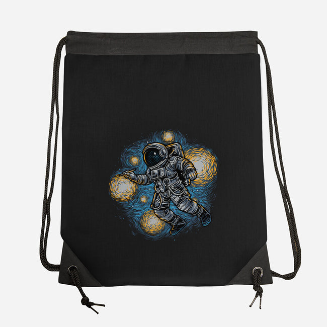 Painting The Galaxy-None-Drawstring-Bag-glitchygorilla