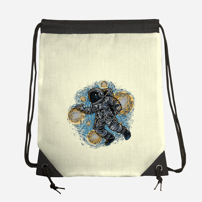 Painting The Galaxy-None-Drawstring-Bag-glitchygorilla