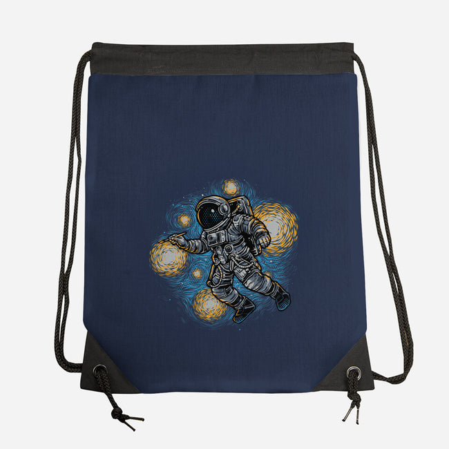 Painting The Galaxy-None-Drawstring-Bag-glitchygorilla