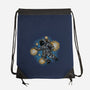 Painting The Galaxy-None-Drawstring-Bag-glitchygorilla