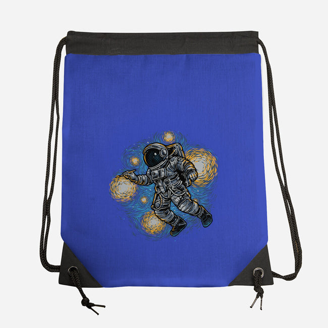 Painting The Galaxy-None-Drawstring-Bag-glitchygorilla