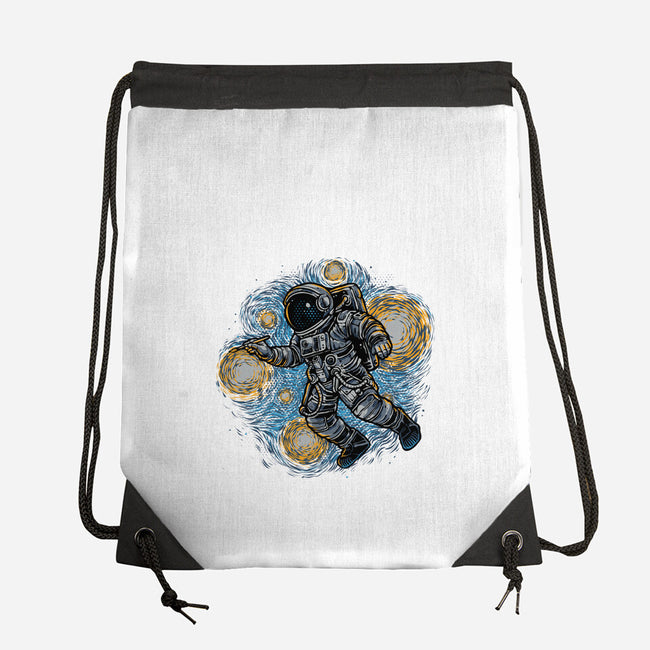 Painting The Galaxy-None-Drawstring-Bag-glitchygorilla