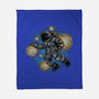 Painting The Galaxy-None-Fleece-Blanket-glitchygorilla