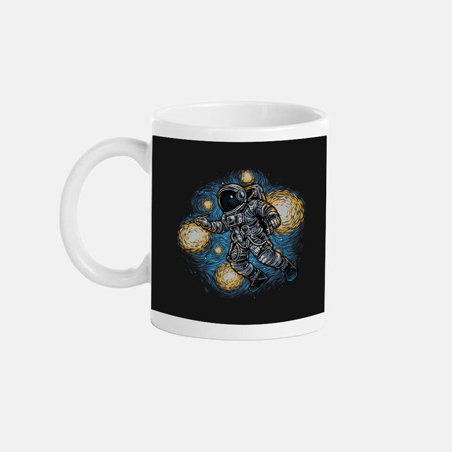 Painting The Galaxy-None-Mug-Drinkware-glitchygorilla