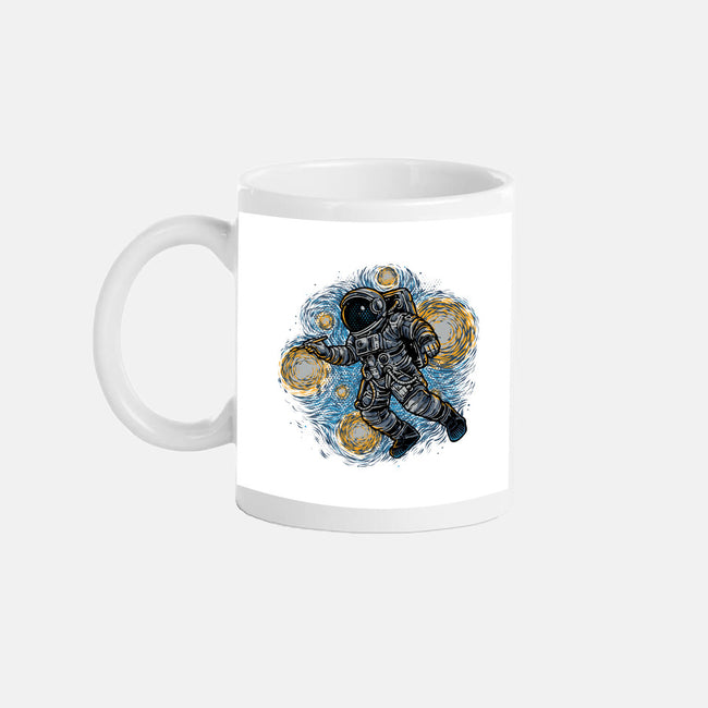 Painting The Galaxy-None-Mug-Drinkware-glitchygorilla