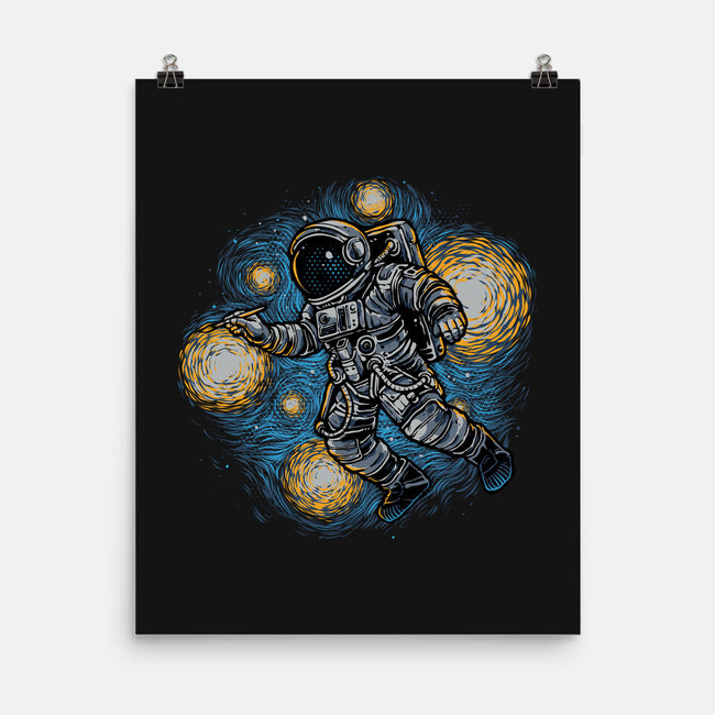 Painting The Galaxy-None-Matte-Poster-glitchygorilla