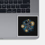 Painting The Galaxy-None-Glossy-Sticker-glitchygorilla