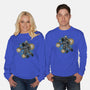 Painting The Galaxy-Unisex-Crew Neck-Sweatshirt-glitchygorilla