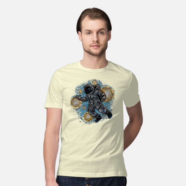 Painting The Galaxy-Mens-Premium-Tee-glitchygorilla