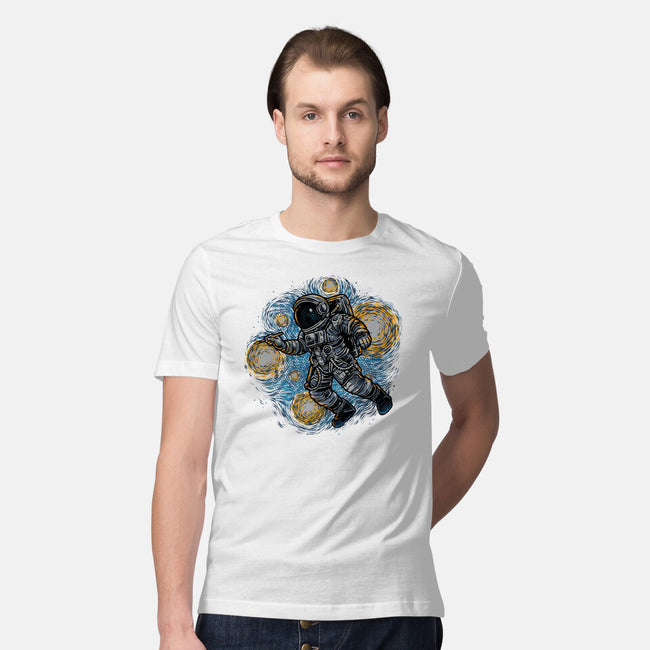 Painting The Galaxy-Mens-Premium-Tee-glitchygorilla