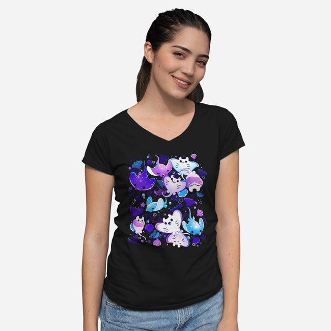 Manta-Womens-V-Neck-Tee-Vallina84